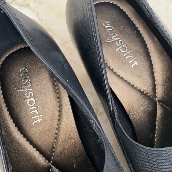 Easy Spirit Catava Comfort Leather Loafer Pumps - Picture 11 of 13